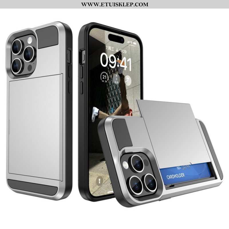 Etui do iPhone 15 Plus Zapinane Na Zamek Etui Na Karty